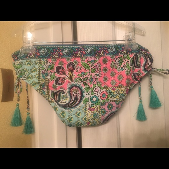 NEW DanielCremieux Floral 2pc/SET w/tassels SzM - Picture 6 of 8